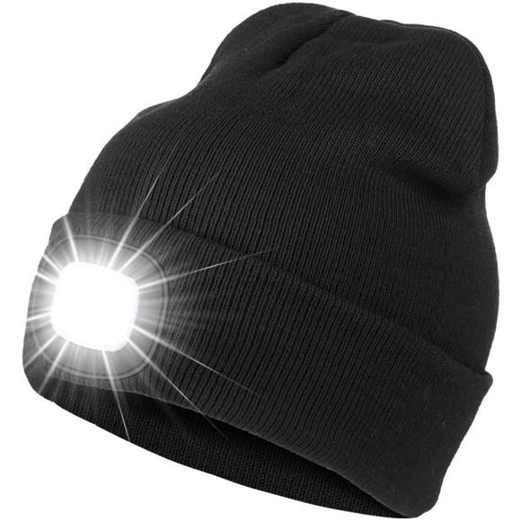 Autumn/Winter LED Light Knitted Woolen Hat - Picture 1 of 4